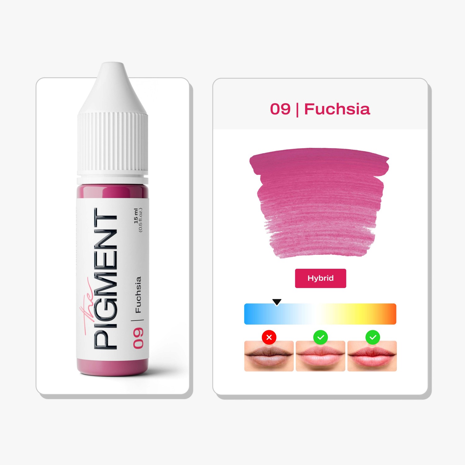 THE PIGMENT ტუჩის პიგმენტი Fuchsia 15 მლ.